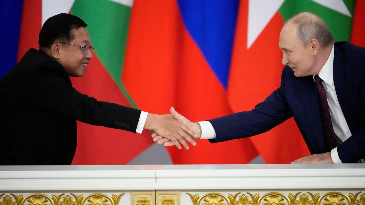 Putin Reinforces Strategic Partnership with Myanmar Leader During Moscow Visit