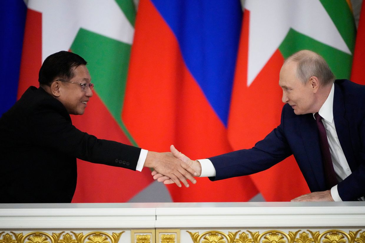 Putin Reinforces Strategic Partnership with Myanmar Leader During Moscow Visit