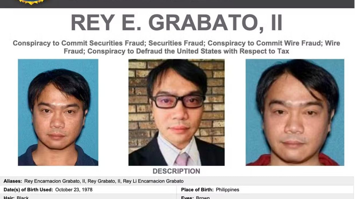Son of Philippine Mayor Added to FBI's Most Wanted List Over US$650M Fraud Scheme