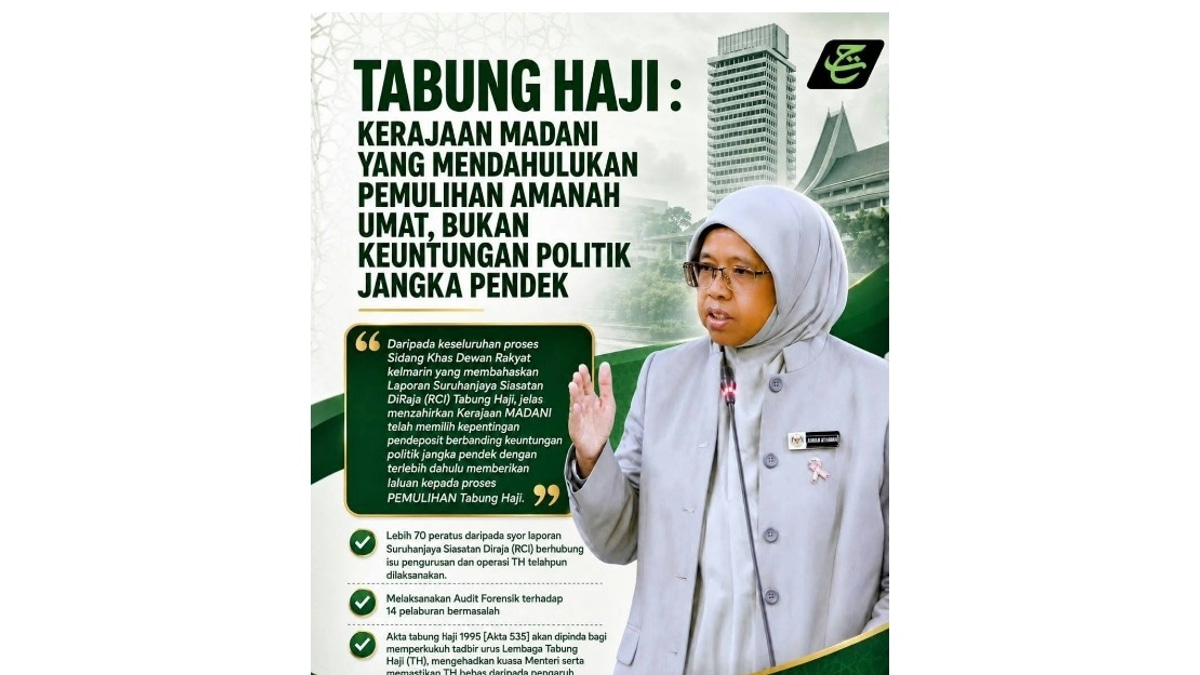 TH RCI: Govt Prioritises Depositors Over Political Interests - Aiman Athirah