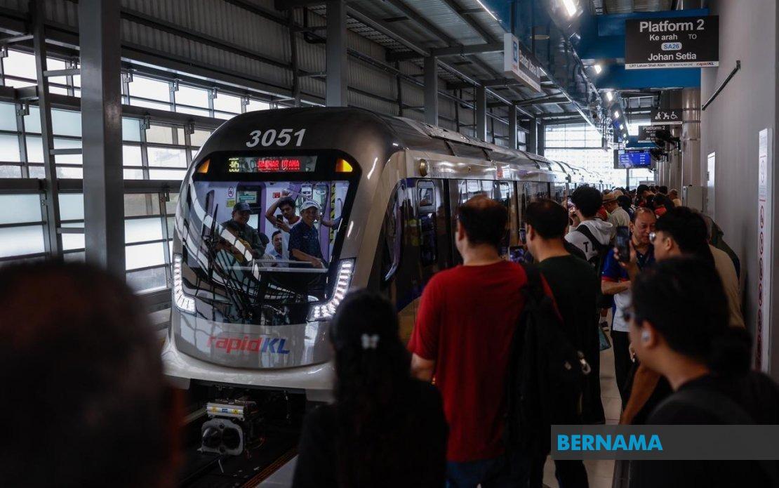 LRT3 Shah Alam Line Launches with Modest First-Day Ridership, Eyes 67,000 Daily Passengers Within a Year