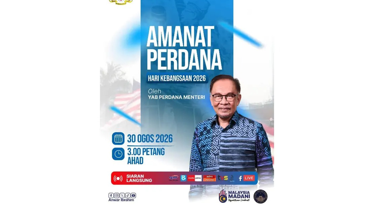 Anwar to Unveil Key Initiatives in National Day Speech at Putrajaya