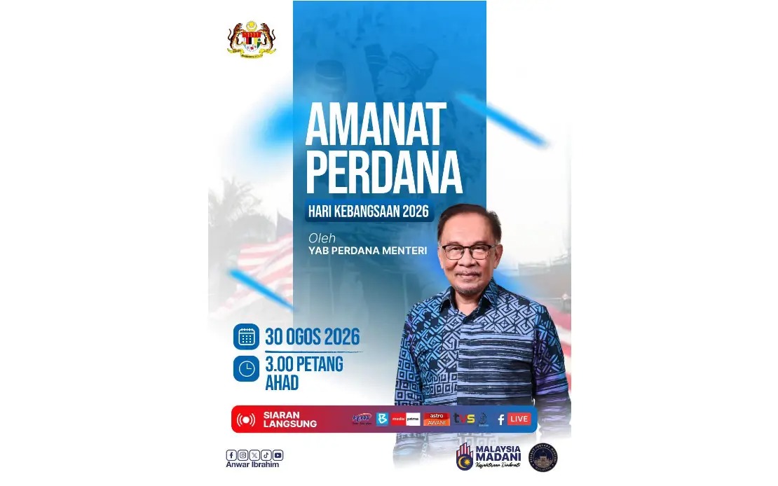 Anwar to Unveil Key Initiatives in National Day Speech at Putrajaya