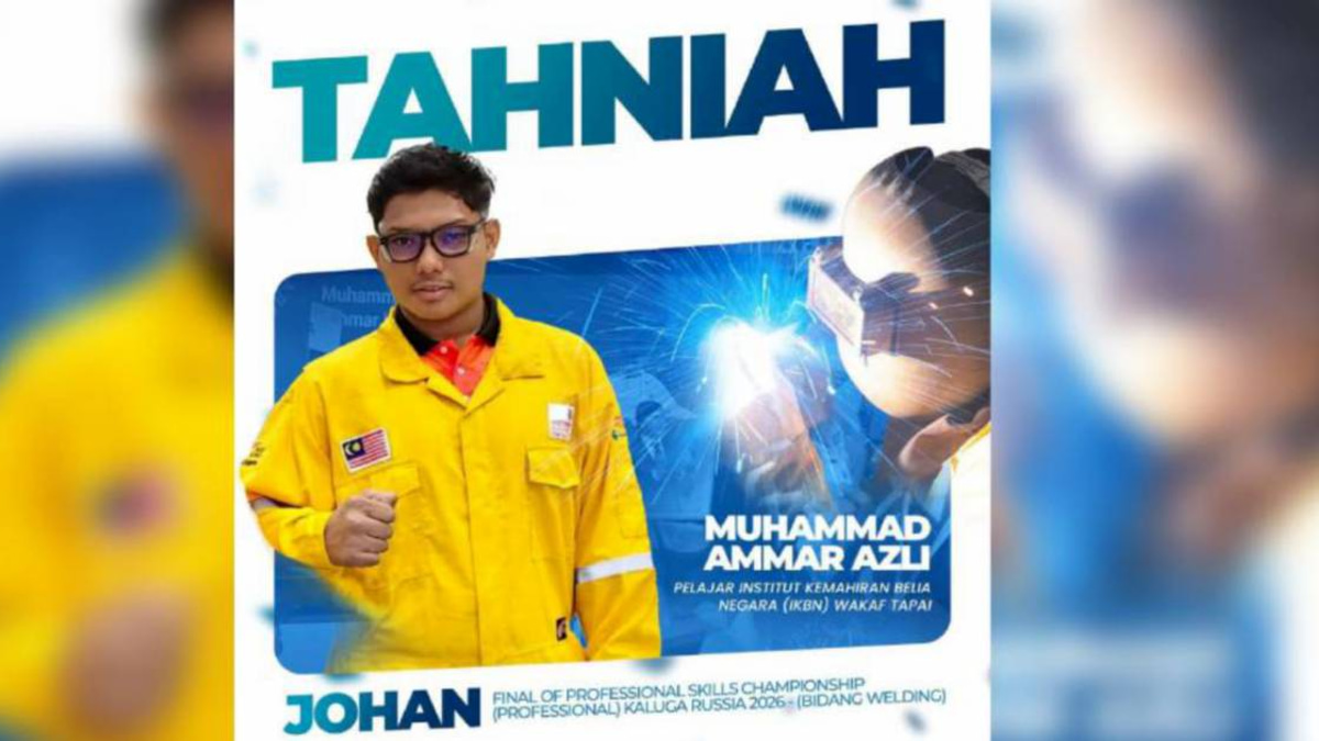Deputy PM Ahmad Zahid lauds Malaysian welding champion's success at international skills competition