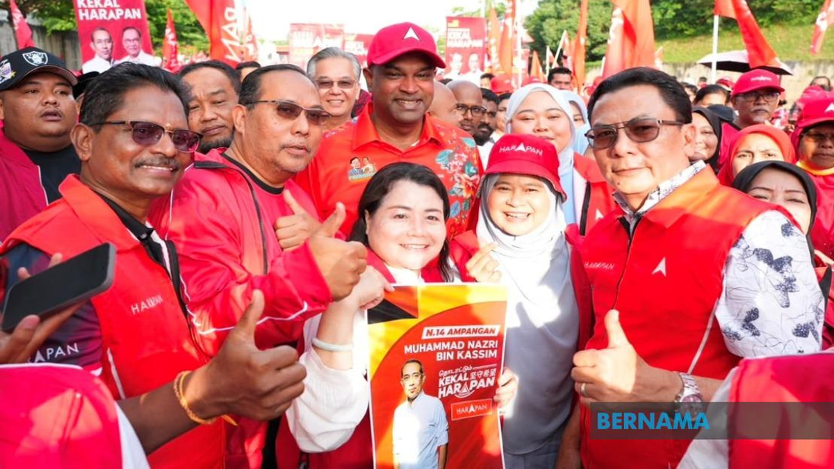 Ramanan, Sim Lead PH Show of Force Behind Six Negeri Sembilan Candidates