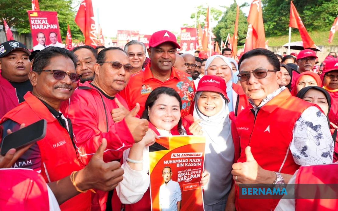 Ramanan, Sim Lead PH Show of Force Behind Six Negeri Sembilan Candidates