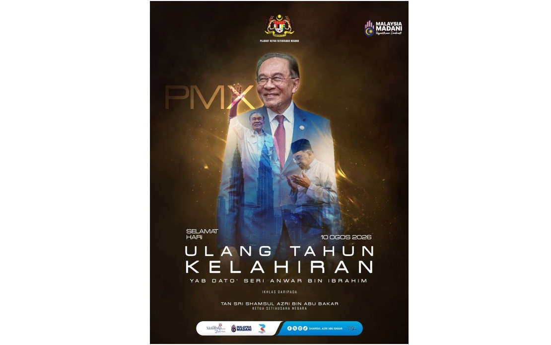 KSN, PMO Extend Birthday Greetings to PM Anwar on His 79th Birthday