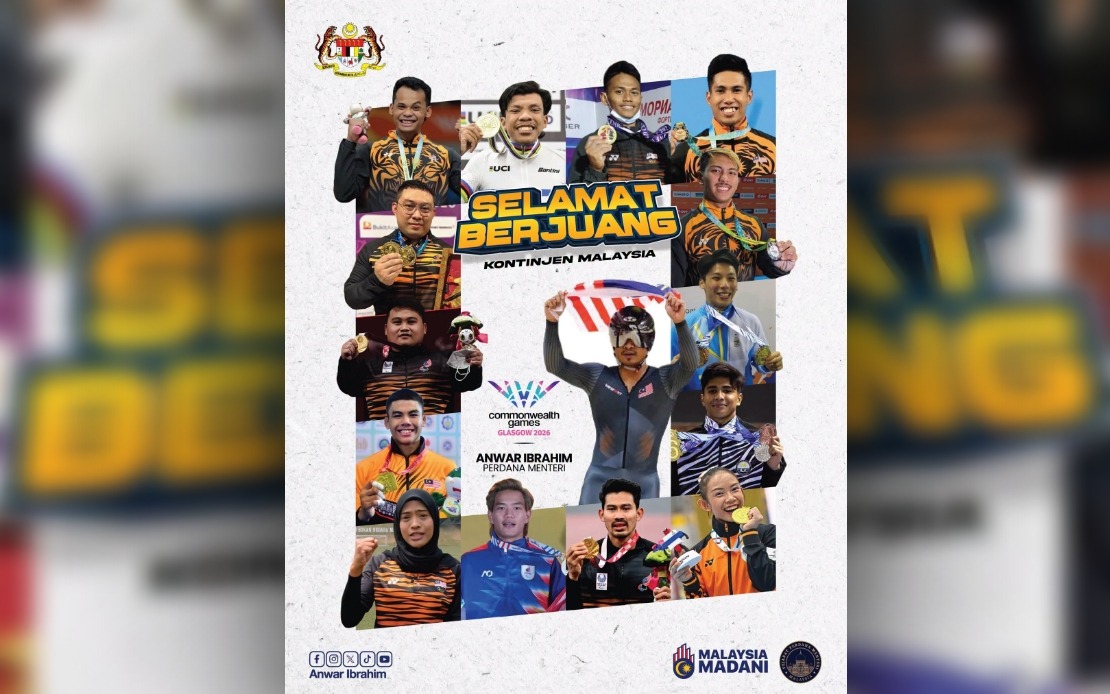 PM Anwar Extends Best Wishes to Malaysian Athletes at 2026 Glasgow Commonwealth Games