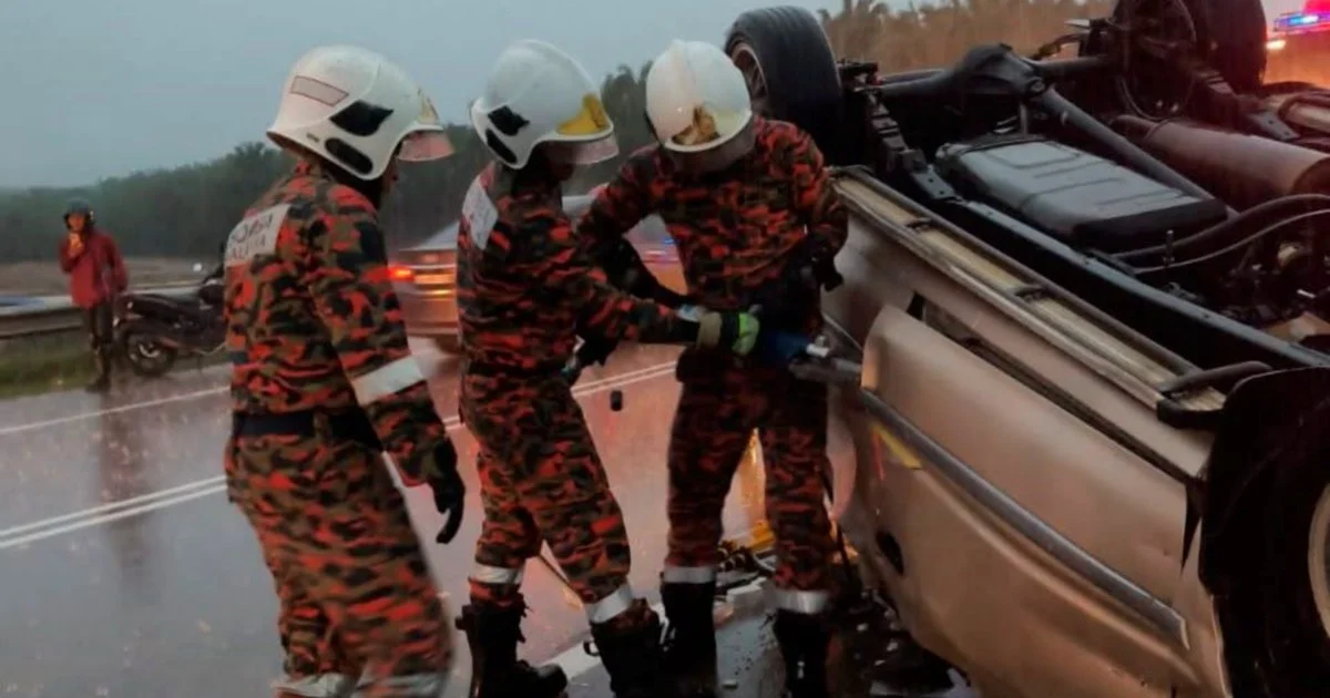 Two Sisters Among Four Fatalities in Twin Road Disasters Across Pahang