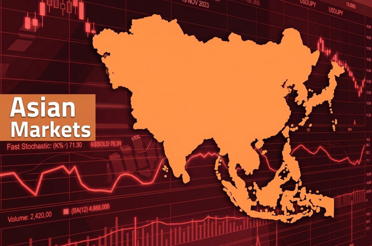 Asian stocks retreat as Middle East tensions fuel rate hike concerns