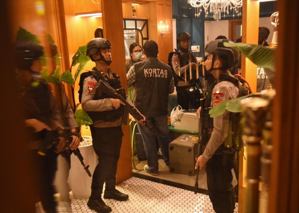 Multi-million dollar haul seized in Jakarta raids on senior law enforcement official