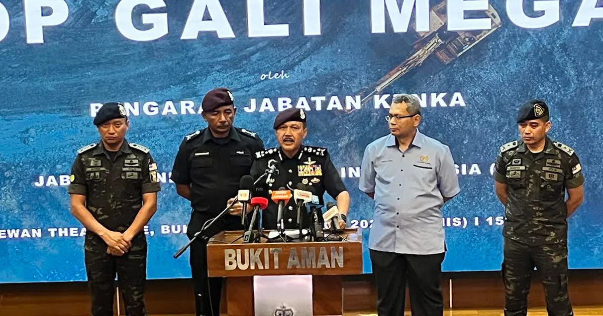 Authorities Arrest 99 Suspects, Seize RM119 Million in Assets During Major Illegal Mining Crackdown
