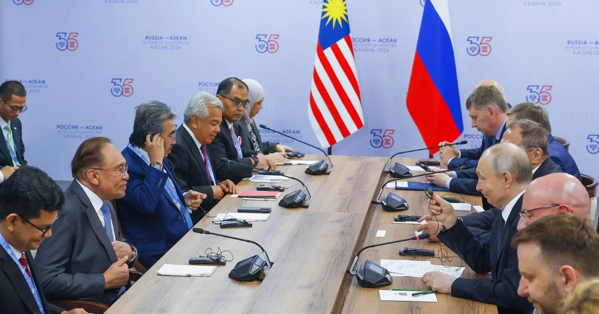 Anwar Appreciates Putin's Support for Malaysia-Russia Energy Partnership Through Petronas