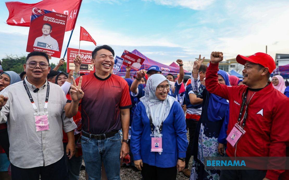 Johor Campaign Trail Shows Democratic Maturity as Rival Candidates Exchange Friendly Greetings