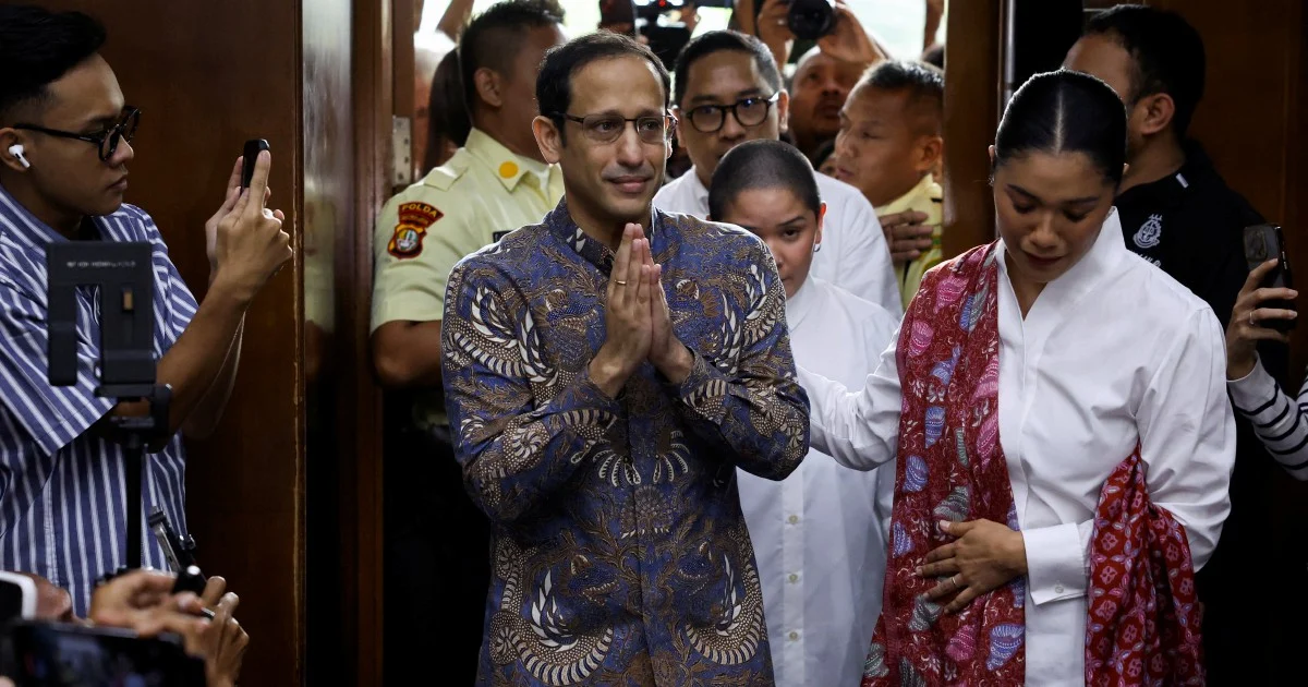 Indonesian Court Jails Former Education Minister and Gojek Co-founder Nadiem Makarim for Decade-Long Corruption Conviction