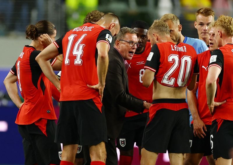 Austria's Rangnick praises World Cup debutants after nervy Jordan victory