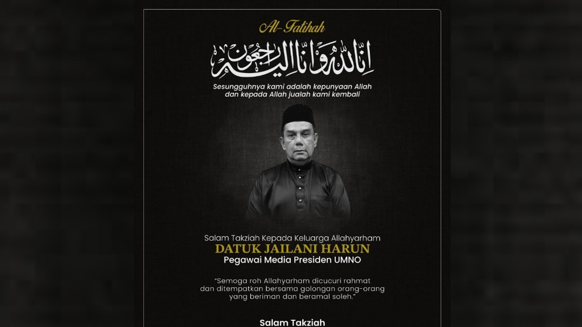 Ahmad Zahid Pays Respects to Late Journalist Jailani Harun