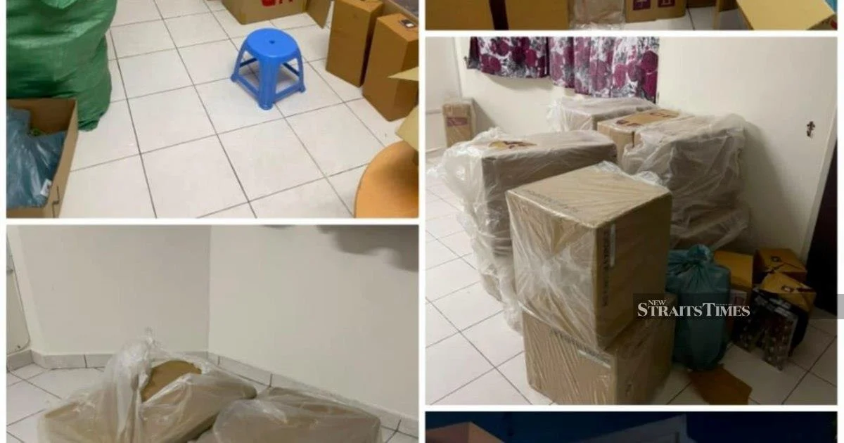 Three Foreigners Held After Authorities Seize Nearly RM770,000 in Contraband Cigarettes in Johor Baru
