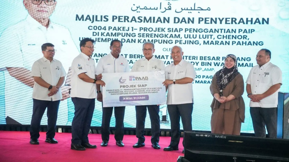 RM11.19 Million Water Pipe Project Ends Two Decades of Supply Crisis in Maran