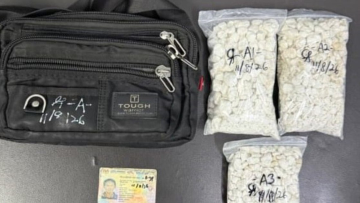 Police Bust Drug Trafficking Operation in Simpang Renggam, Arrest Suspect with Over 1kg Heroin