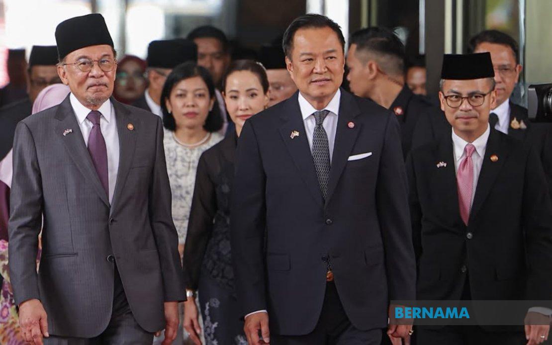 Anwar and Anutin Meet to Deepen Malaysia-Thailand Strategic Partnership