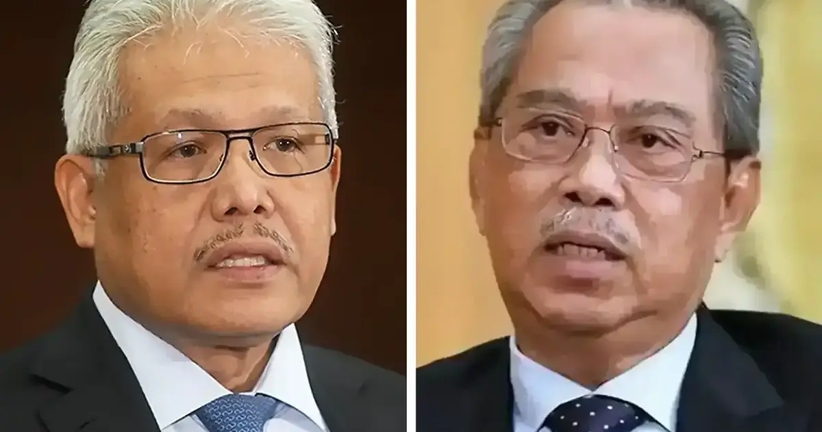 Hamzah Challenges Muhyiddin Over 'Toxic' PN Label, Reminds Him of Coalition Support