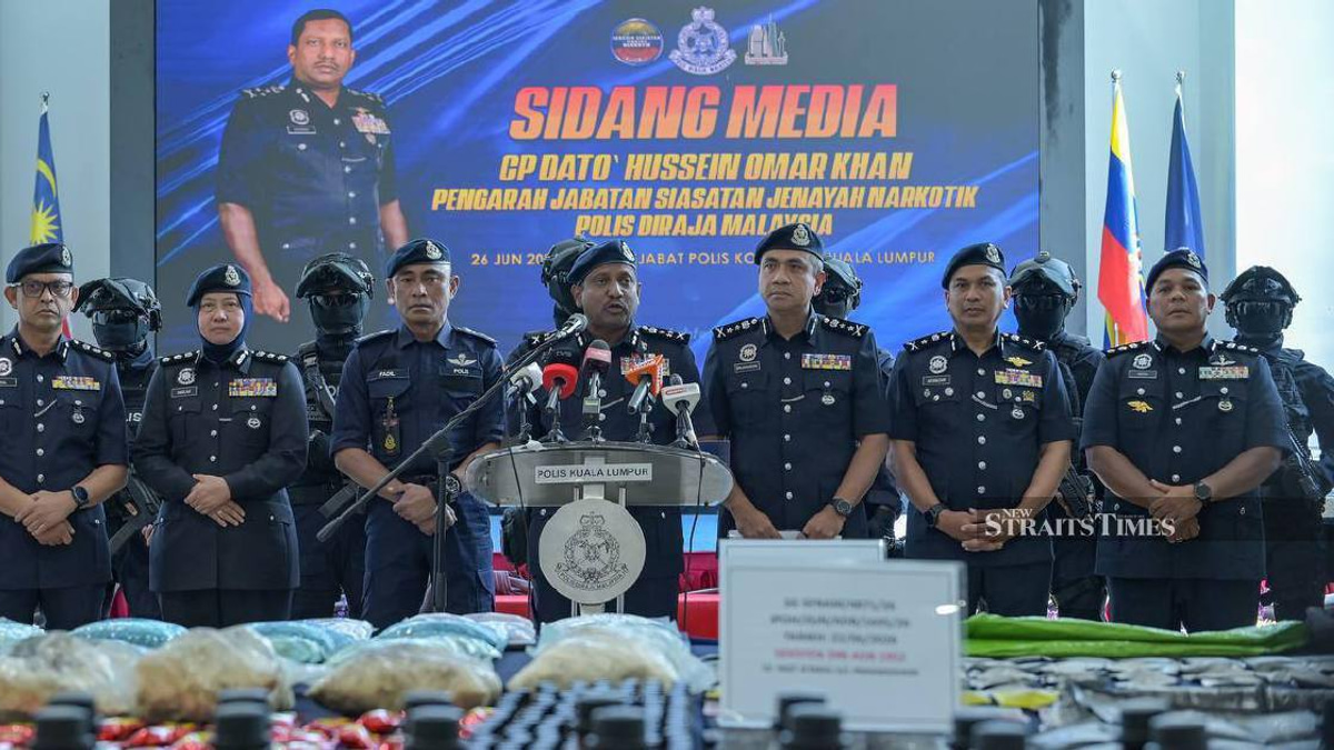 Police Foil Large-Scale Drug Trafficking Plot with RM135.63 Million Seizure