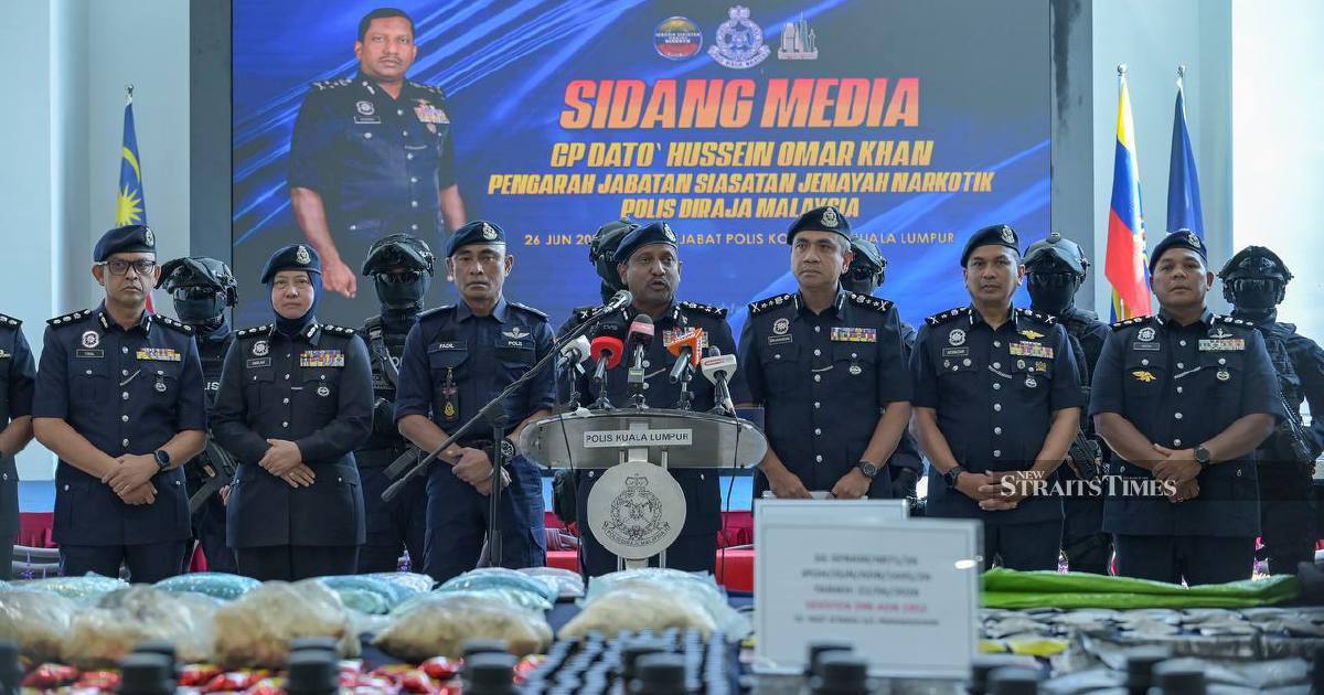 Police Foil Large-Scale Drug Trafficking Plot with RM135.63 Million Seizure
