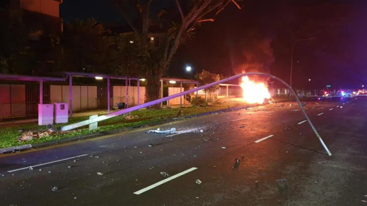 Singapore Man Charged After High-Speed Drink-Drive Crash Into School Bus