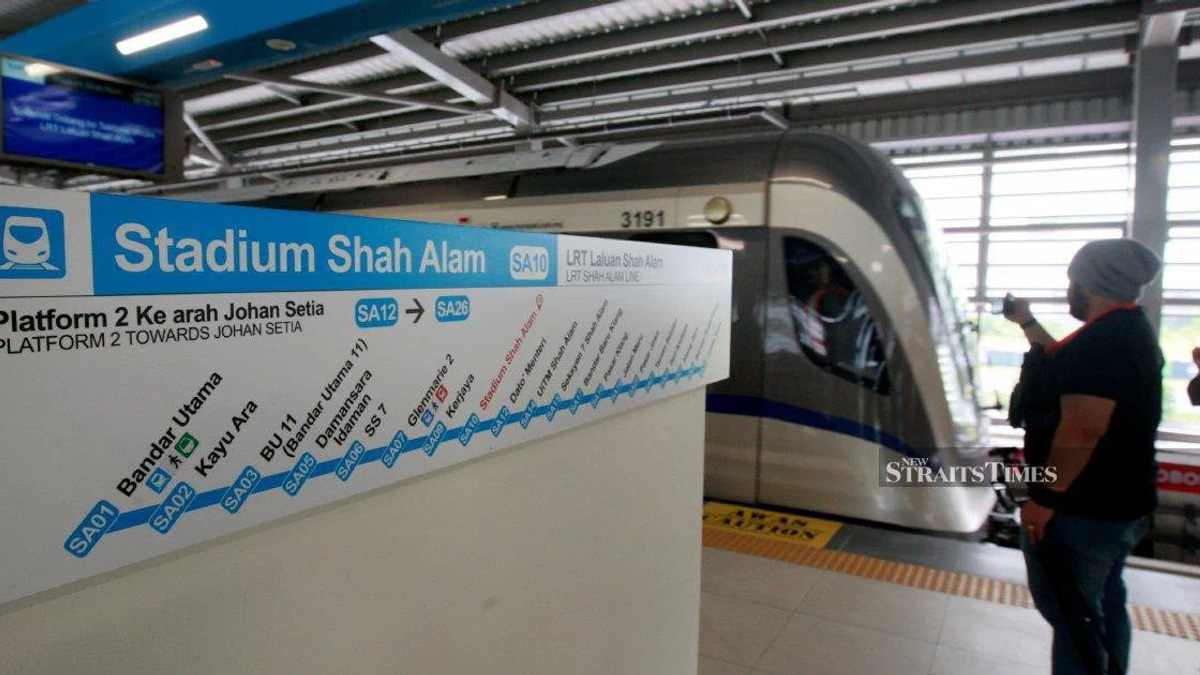 Anwar to formally open LRT3 Shah Alam extension this Sunday ahead of public service launch