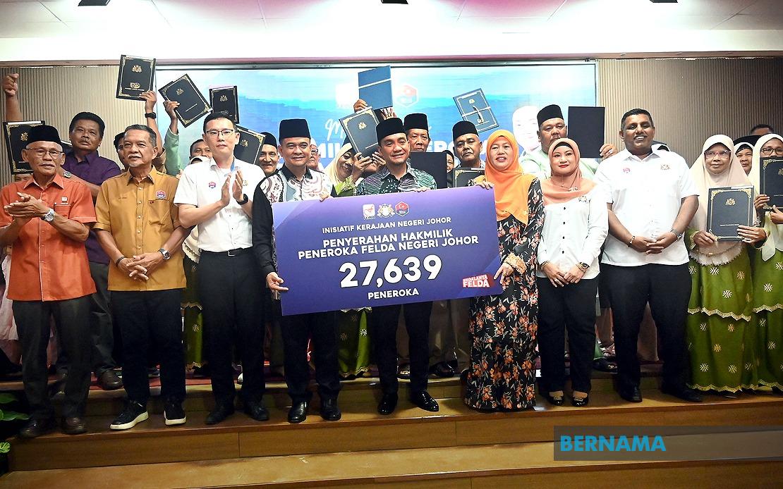 Johor Resolves 99.99% of FELDA Land Title Applications in Major Push for Rural Settlement Rights