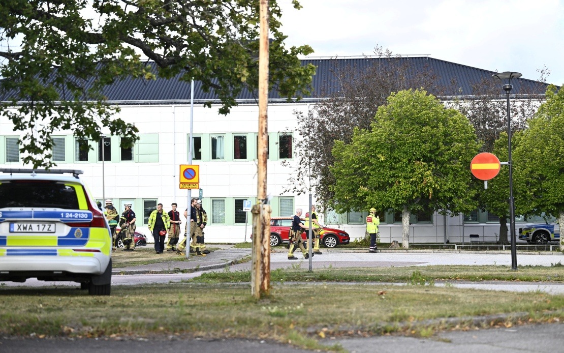 One killed, two injured in sword attack at Swedish school