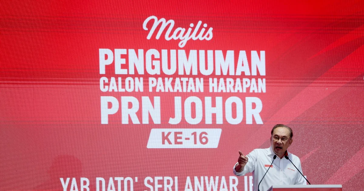 Johor Received More Federal Funding Than It Contributed, Says PM Anwar
