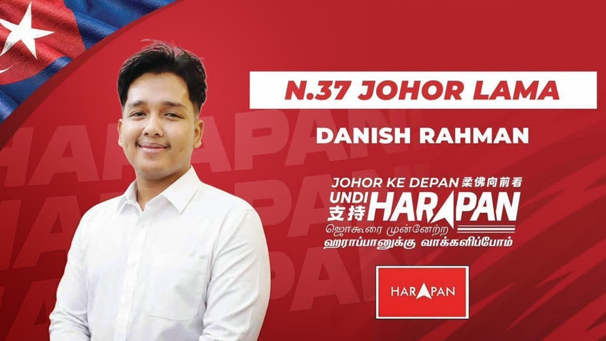 Anwar's Perseverance Shaped My Political Path, Says Johor Candidate Danish Hossman