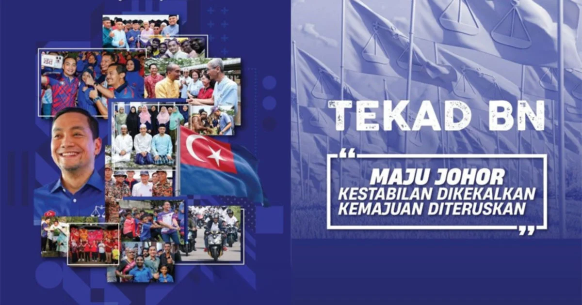 Johor BN Sets Out 63 Campaign Pledges Targeting 200,000 New Jobs