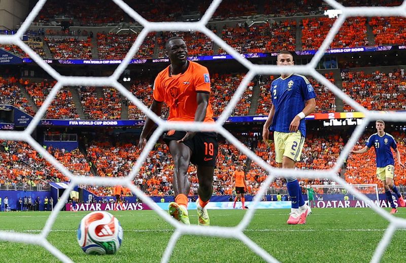 Brobbey's brace against Sweden establishes him as Dutch football's next leading striker