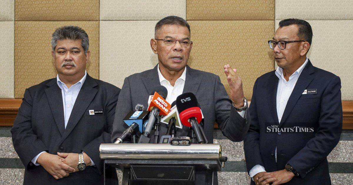 Police Will Not Turn a Blind Eye to Misconduct, Vows Saifuddin After Dozen Officers Detained
