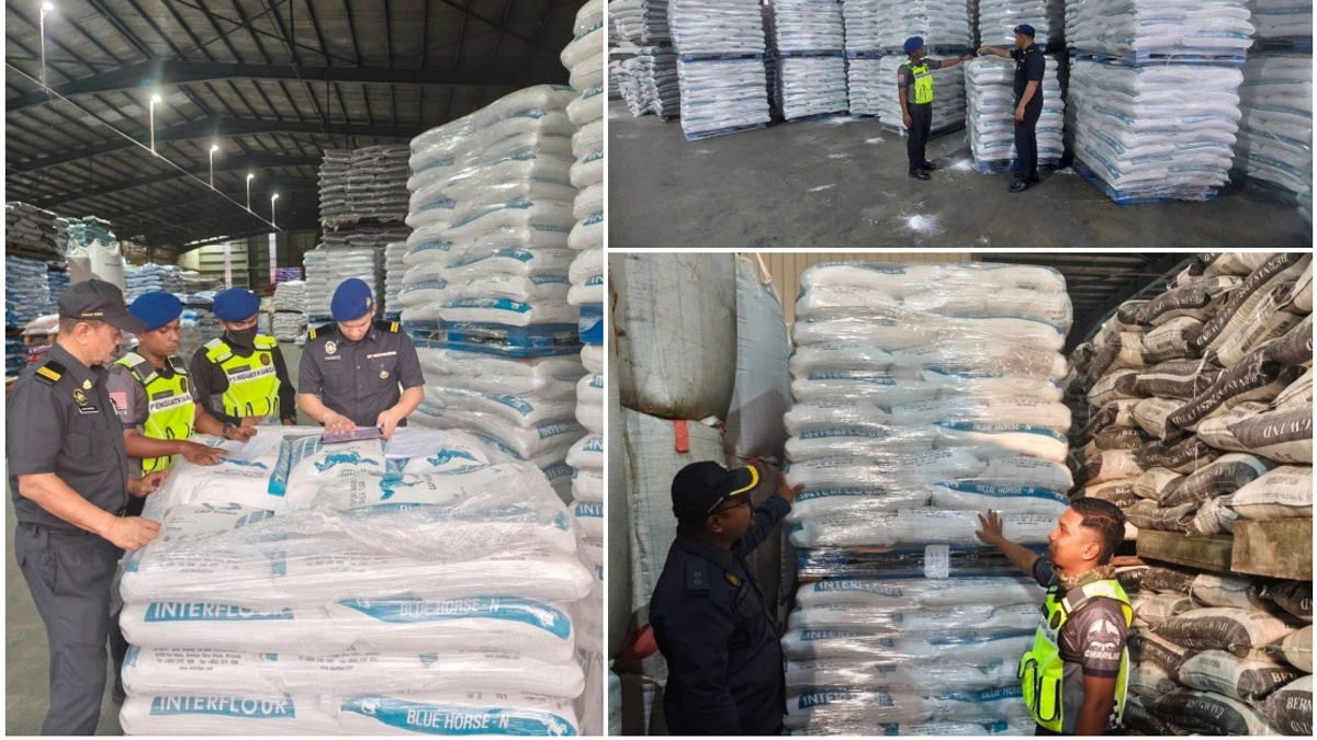 Kedah Authorities Seize 53 Tonnes of Unauthorised Flour at Animal Feed Factory