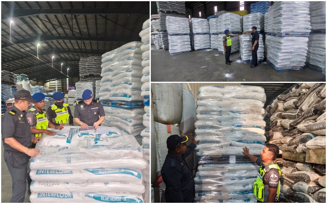Kedah Authorities Seize 53 Tonnes of Unauthorised Flour at Animal Feed Factory