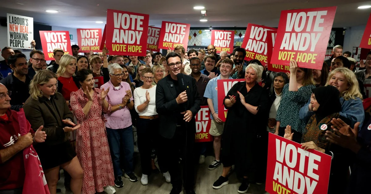 Labour's Burnham Charts Path to Power as Conservative-Reform Split Reshapes British Politics