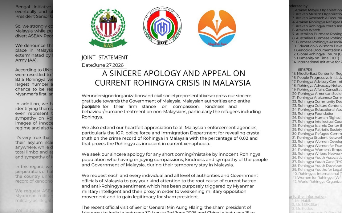 MAHAR Praises Rohingya NGOs' Accountability, Calls for Deeper Integration Efforts