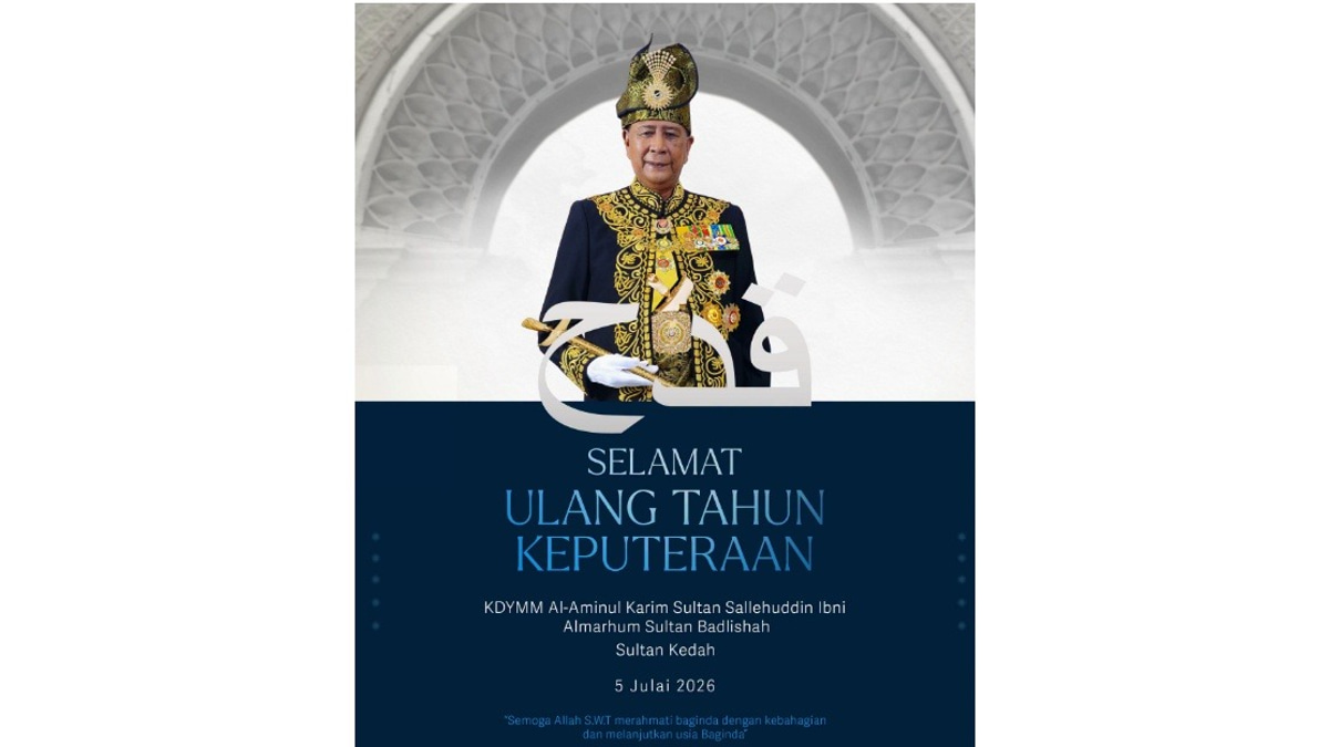 King Sends Birthday Wishes to Sultan of Kedah on 84th Birthday