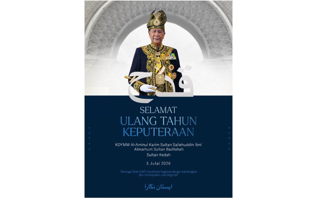 King Sends Birthday Wishes to Sultan of Kedah on 84th Birthday