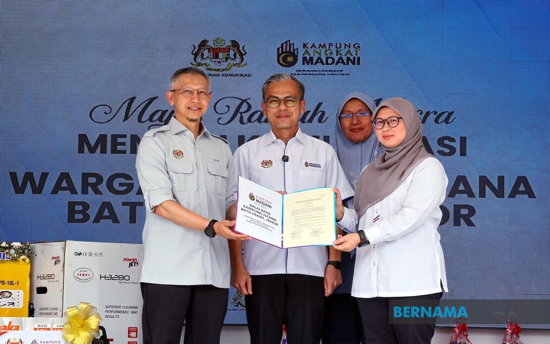 Johor Election About State's Future, Not Personal Politics, Says Fahmi