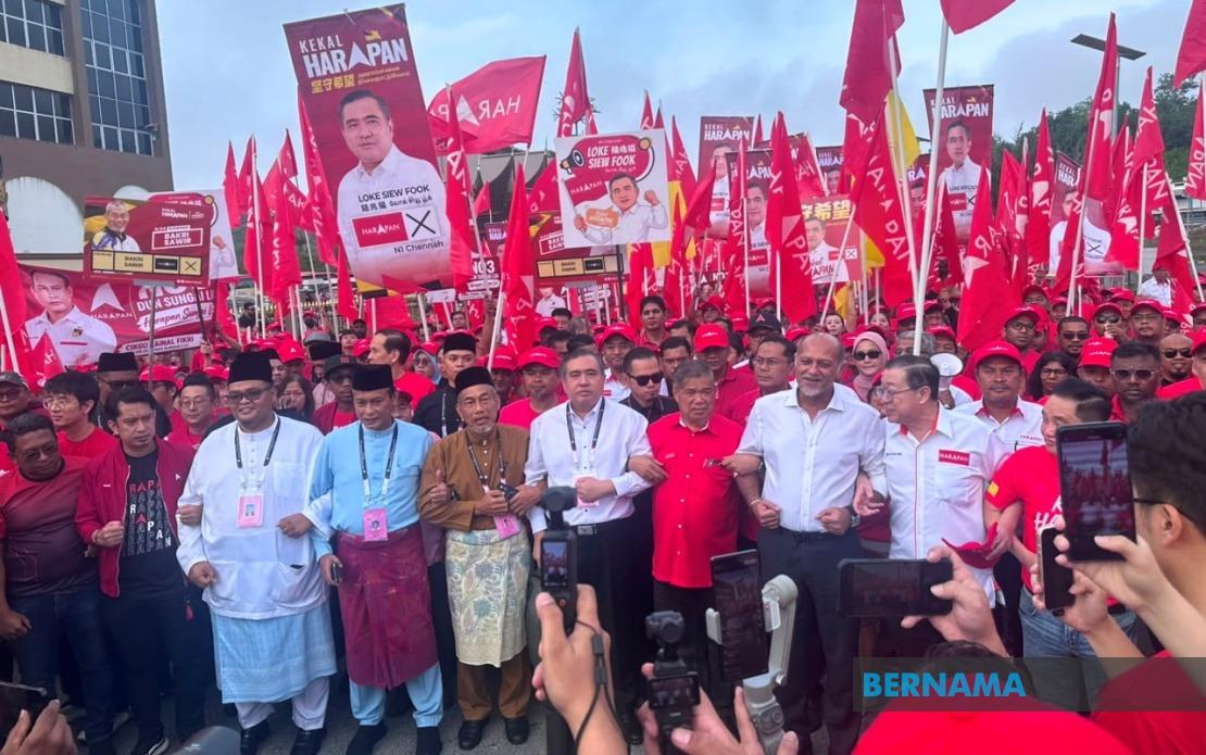 Top Pakatan Harapan Leaders Rally Behind Candidates as Negeri Sembilan Nomination Day Unfolds