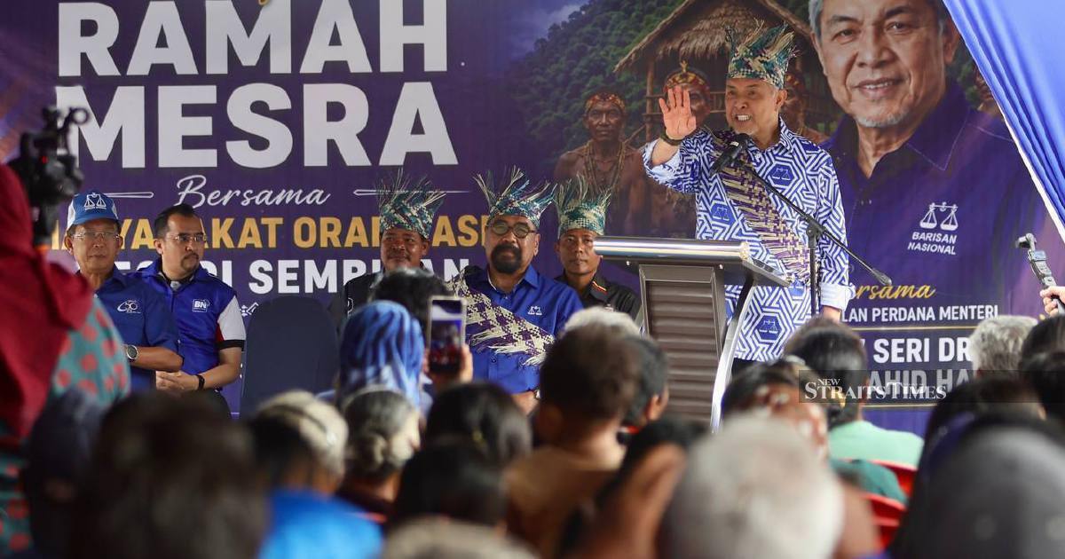 Zahid Backs Dedicated Orang Asli Officer at Negri Sembilan MB's Office