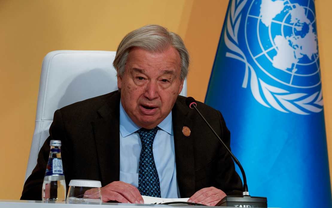 UN Secretary-General Guterres Makes Historic First Damascus Visit Since 2009
