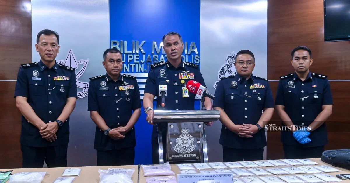 Pahang's sweeping anti-drug crackdown nets 333 arrests and recovers half-million ringgit in contraband