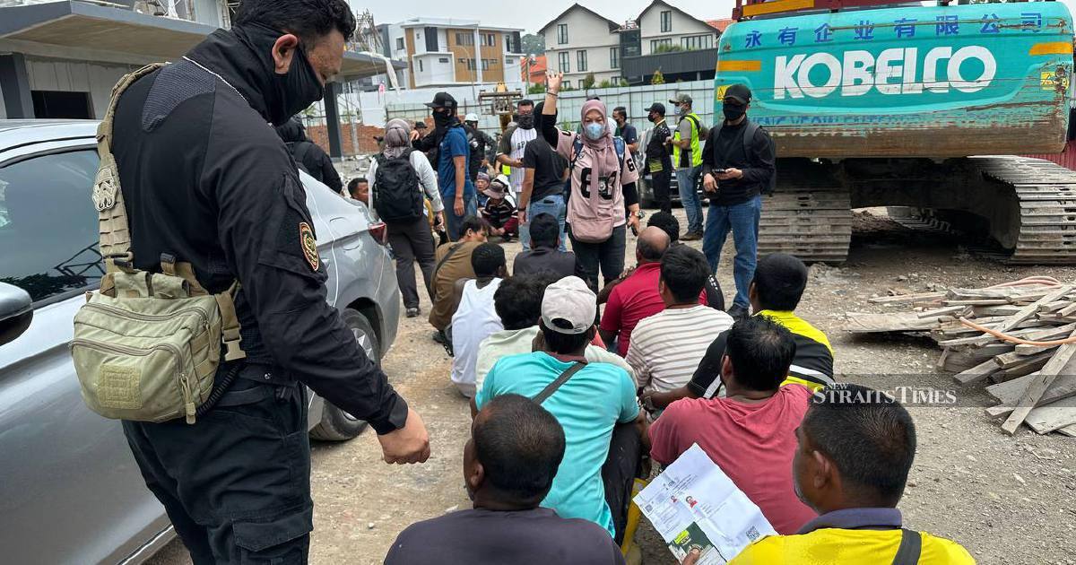 528 Foreign Workers Detained in Major Immigration Crackdown at Construction Sites