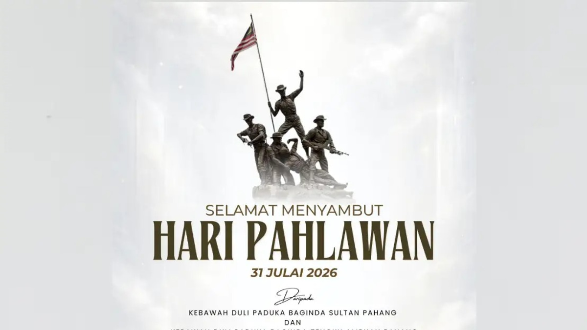 Pahang's Sultan and Tengku Ampuan Honour Nation's Security Forces on Warriors Day